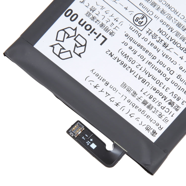 For Sharp AQUOS R2 zero 1 SH-03K 3130mAh Battery Replacement UBATIA286AFN2 - Others by buy2fix | Online Shopping UK | buy2fix