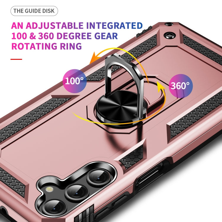 For Samsung Galaxy A24 4G Shockproof TPU + PC Phone Case(Rose Gold) - Galaxy Phone Cases by buy2fix | Online Shopping UK | buy2fix