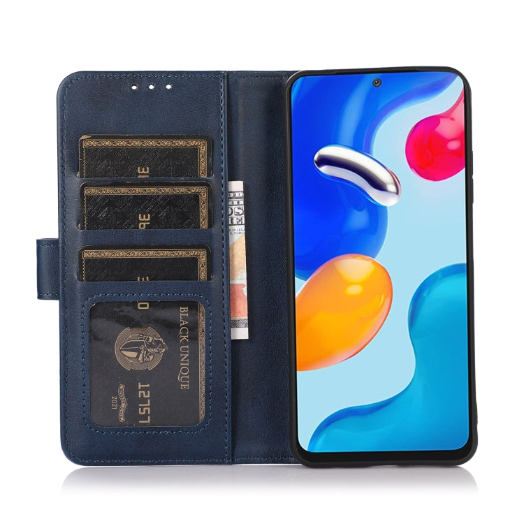 For Nokia XR21 Cow Texture Leather Phone Case(Blue) - Nokia Cases by buy2fix | Online Shopping UK | buy2fix