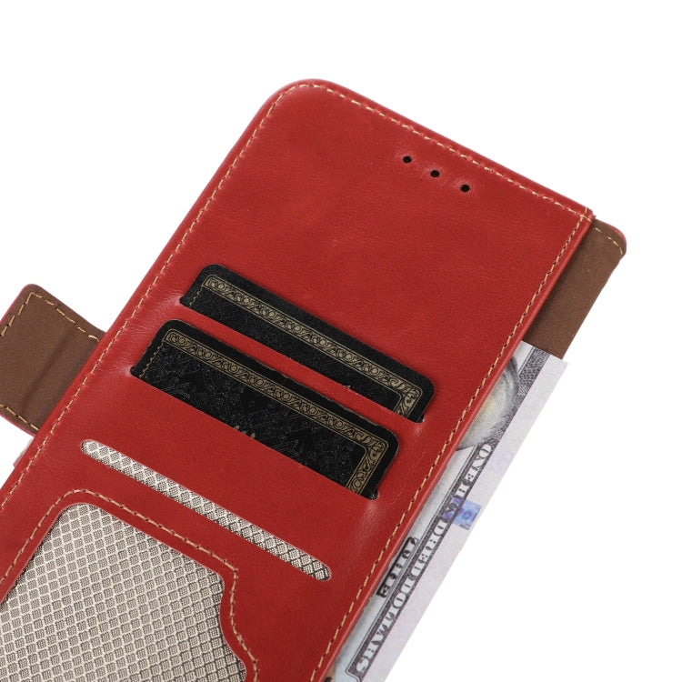 For Asus ROG Phone 7 Crazy Horse Top Layer Cowhide Leather Phone Case(Red) - ASUS Cases by buy2fix | Online Shopping UK | buy2fix