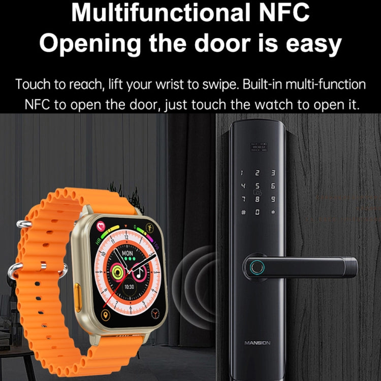 N22 2 in 1 1.96 inch HD Display Sport Bluetooth Call Earphone Smart Watch(Green) - Smart Wear by buy2fix | Online Shopping UK | buy2fix