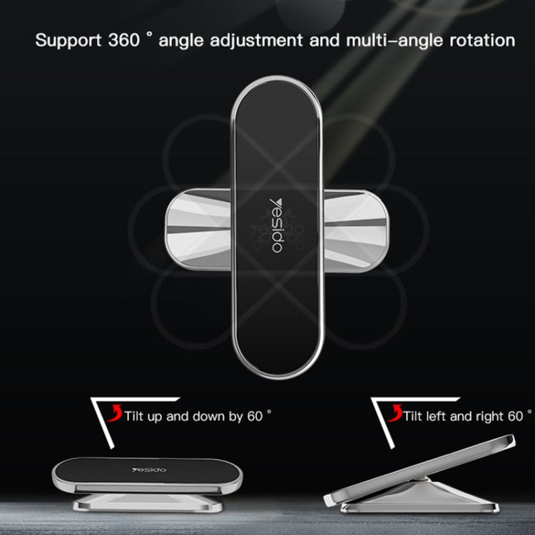 Yesido C82 Car 360 Degree Rotation Strong Magnetic Phone Holder(Black) -  by Yesido | Online Shopping UK | buy2fix