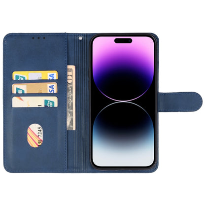 For iPhone 15 Pro Leather Phone Case(Blue) - iPhone 15 Pro Cases by buy2fix | Online Shopping UK | buy2fix