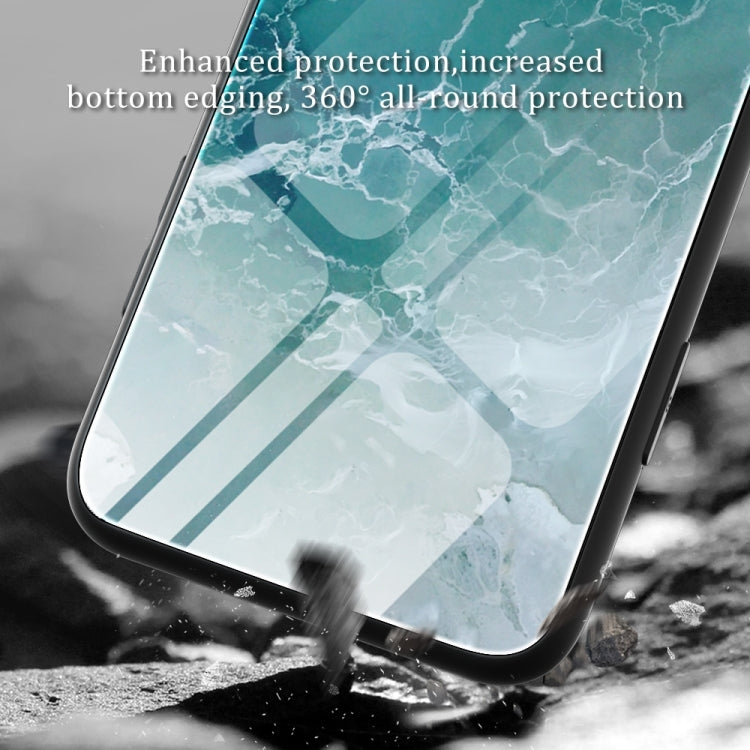 For Xiaomi Redmi Note 12 Turbo Marble Pattern Glass Protective Phone Case(Typhoon) - Xiaomi Cases by buy2fix | Online Shopping UK | buy2fix