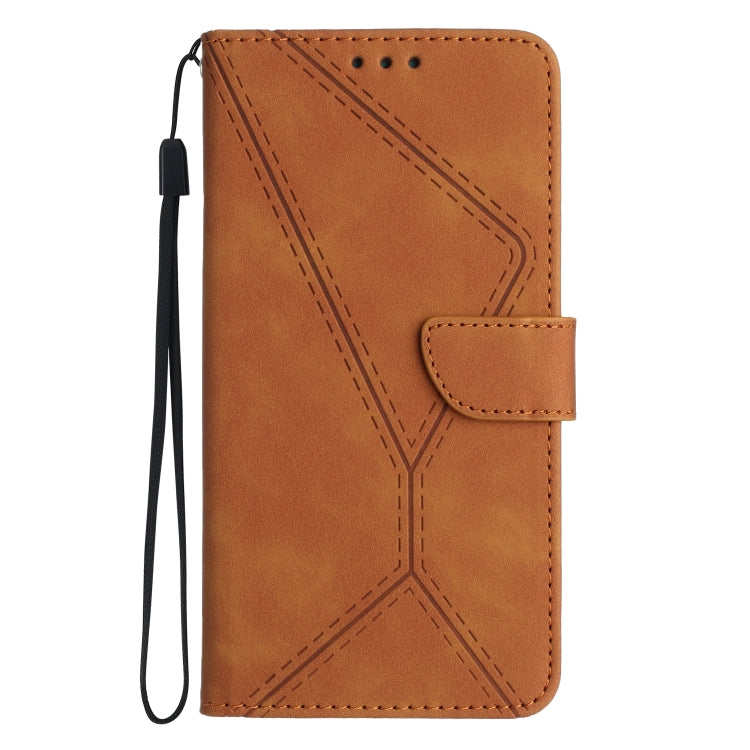 For Xiaomi 13 Ultra Stitching Embossed Leather Phone Case(Brown) - 13 Ultra Cases by buy2fix | Online Shopping UK | buy2fix