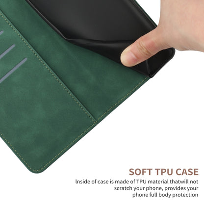 For Xiaomi Redmi Note 12 Pro+ Stitching Embossed Leather Phone Case(Green) - Note 12 Pro+ Cases by buy2fix | Online Shopping UK | buy2fix