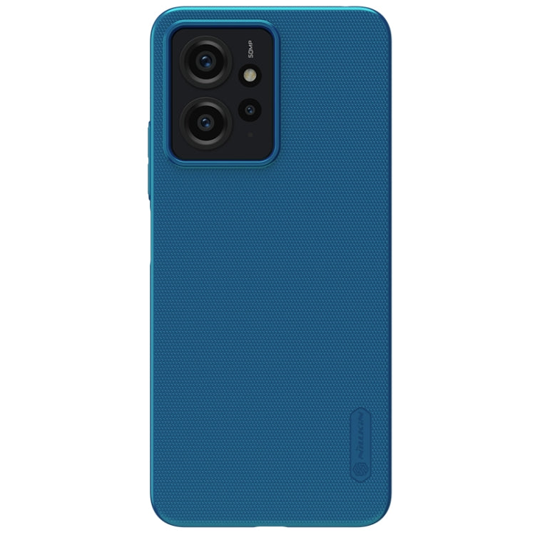 For Xiaomi Redmi Note 12 4G Global NILLKIN Frosted PC Phone Case(Blue) - Note 12 Cases by NILLKIN | Online Shopping UK | buy2fix