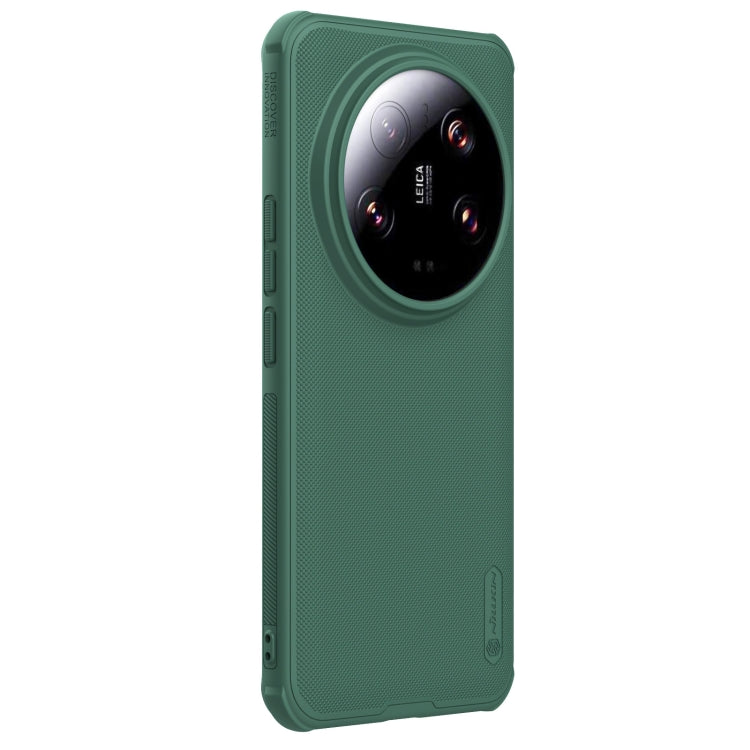 For Xiaomi 14 Ultra NILLKIN Frosted Shield Pro PC + TPU Phone Case(Green) - 14 Ultra Cases by NILLKIN | Online Shopping UK | buy2fix