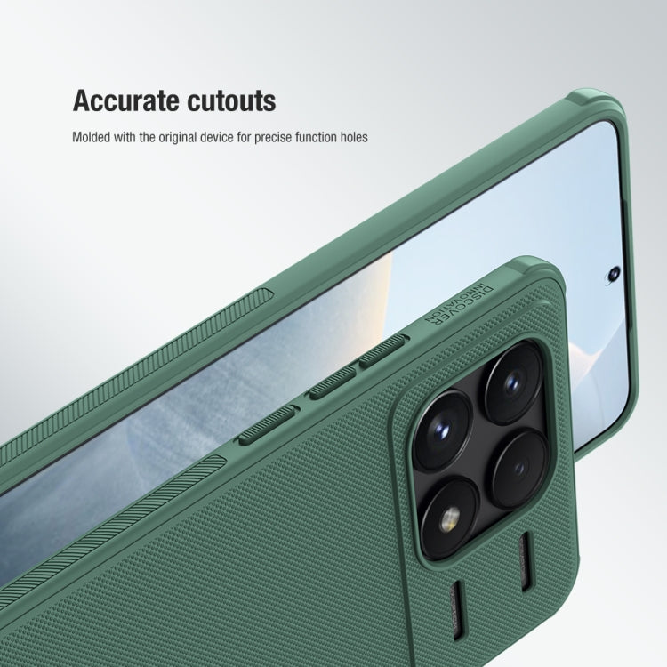 For Xiaomi Redmi K70 / K70 Pro NILLKIN Frosted Shield Pro PC + TPU Phone Case(Green) - K70 Pro Cases by NILLKIN | Online Shopping UK | buy2fix