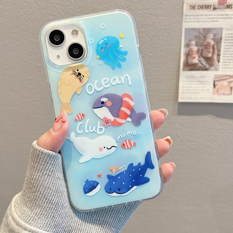 For iPhone 11 Pro Max IMD Cute Animal Pattern Phone Case(Seal) - iPhone 11 Pro Max Cases by buy2fix | Online Shopping UK | buy2fix
