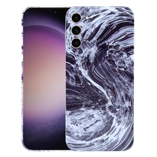 For Samsung Galaxy S23 5G Marble Pattern Phone Case(Black White) - Galaxy S23 5G Cases by buy2fix | Online Shopping UK | buy2fix