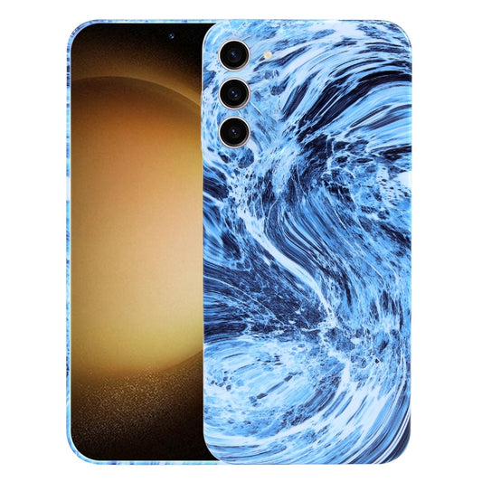 For Samsung Galaxy S23+ 5G Marble Pattern Phone Case(Navy Blue White) - Galaxy S23+ 5G Cases by buy2fix | Online Shopping UK | buy2fix