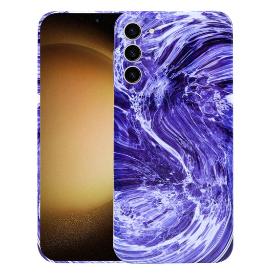 For Samsung Galaxy S23+ 5G Marble Pattern Phone Case(Purple White) - Galaxy S23+ 5G Cases by buy2fix | Online Shopping UK | buy2fix