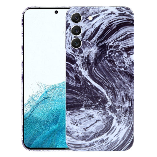 For Samsung Galaxy S22 5G Marble Pattern Phone Case(Black White) - Galaxy S22 5G Cases by buy2fix | Online Shopping UK | buy2fix