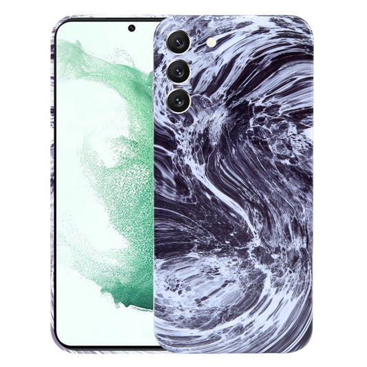 For Samsung Galaxy S22+ 5G Marble Pattern Phone Case(Black White) - Galaxy S22+ 5G Cases by buy2fix | Online Shopping UK | buy2fix