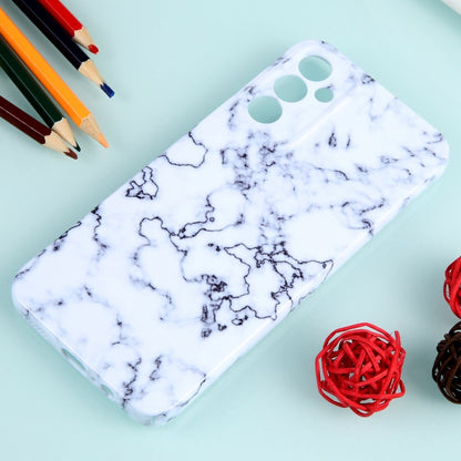 For Samsung Galaxy S22+ 5G Marble Pattern Phone Case(Green White) - Galaxy S22+ 5G Cases by buy2fix | Online Shopping UK | buy2fix