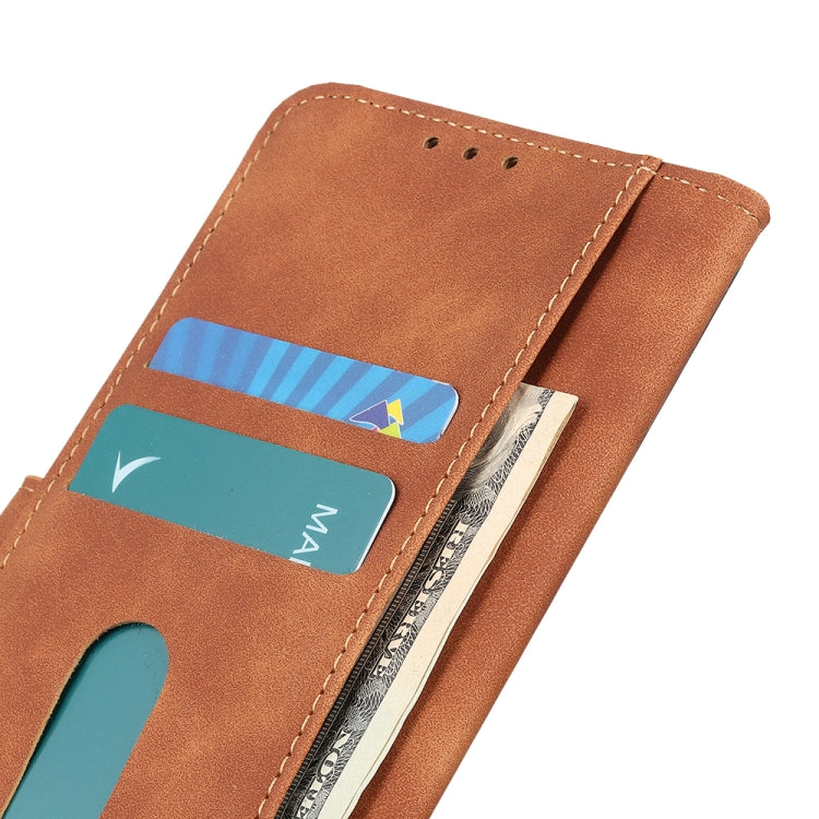 For Xiaomi Poco F5 Pro/Redmi K60/K60 Pro KHAZNEH Retro Texture Flip Leather Phone Case(Brown) - Xiaomi Cases by buy2fix | Online Shopping UK | buy2fix