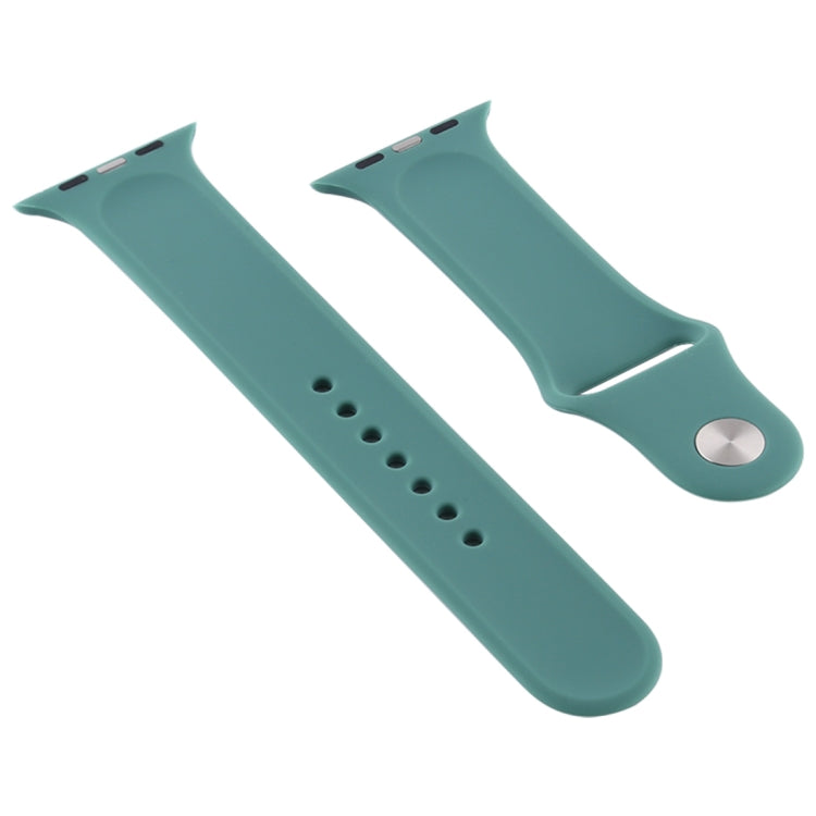 For Apple Watch Ultra 49mm / Series 8&7 45mm / SE 2&6&SE&5&4 44mm / 3&2&1 42mm Silicone Watch Band, Long Section (Men)(Wave Color) - Smart Wear by buy2fix | Online Shopping UK | buy2fix