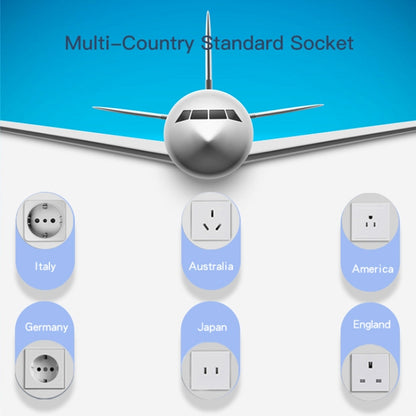 Yesido MC-09 Multi-function Universal Travel Adapter Plug(Black) - Extension Socket by Yesido | Online Shopping UK | buy2fix