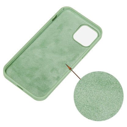 For iPhone 15 Solid Color Silicone Phone Case(Mint Green) - iPhone 15 Cases by buy2fix | Online Shopping UK | buy2fix