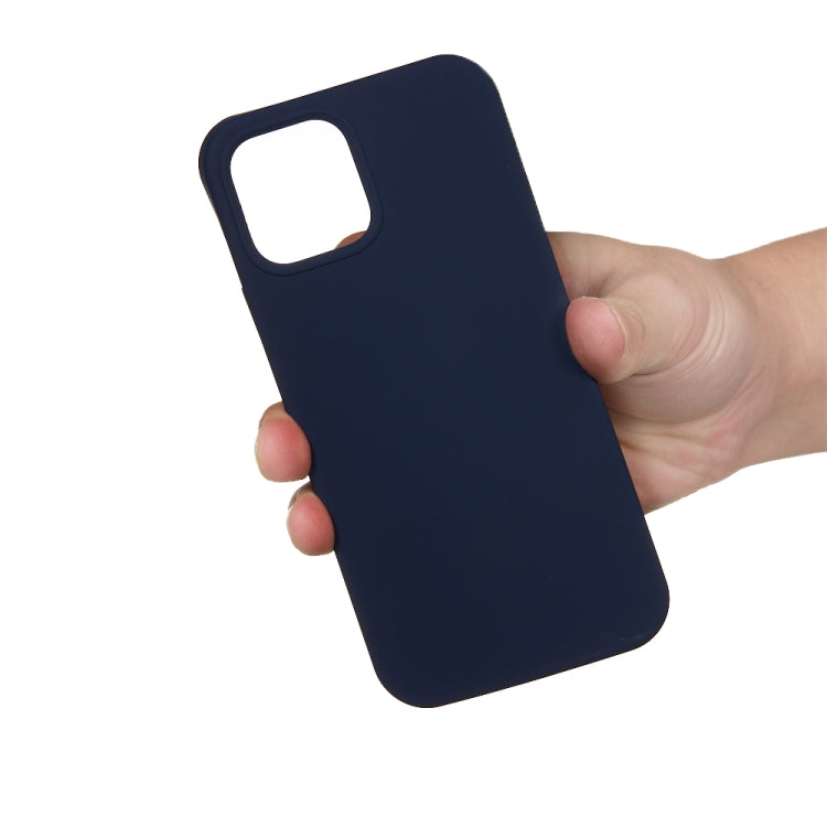 For iPhone 15 Pro Solid Color Silicone Phone Case(Midnight Blue) - iPhone 15 Pro Cases by buy2fix | Online Shopping UK | buy2fix