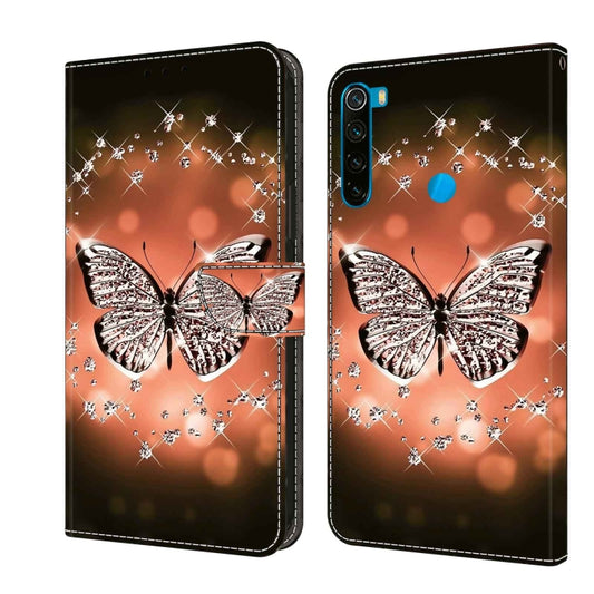 For Xiaomi Redmi Note 8 Crystal 3D Shockproof Protective Leather Phone Case(Crystal Butterfly) - Xiaomi Cases by buy2fix | Online Shopping UK | buy2fix