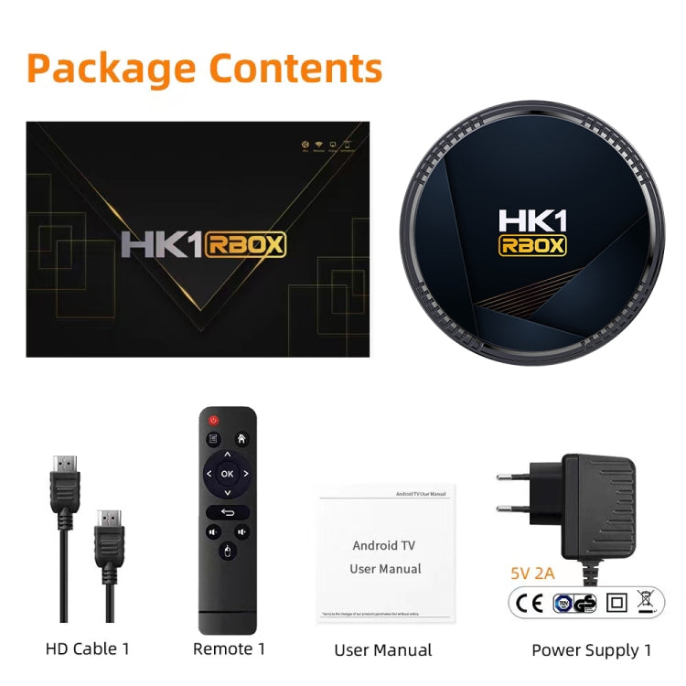 HK1RBOX H8-H618 Android 12.0 Allwinner H618 Quad Core Smart TV Box, Memory:2GB+16GB(AU Plug) - Allwinner H6 by buy2fix | Online Shopping UK | buy2fix