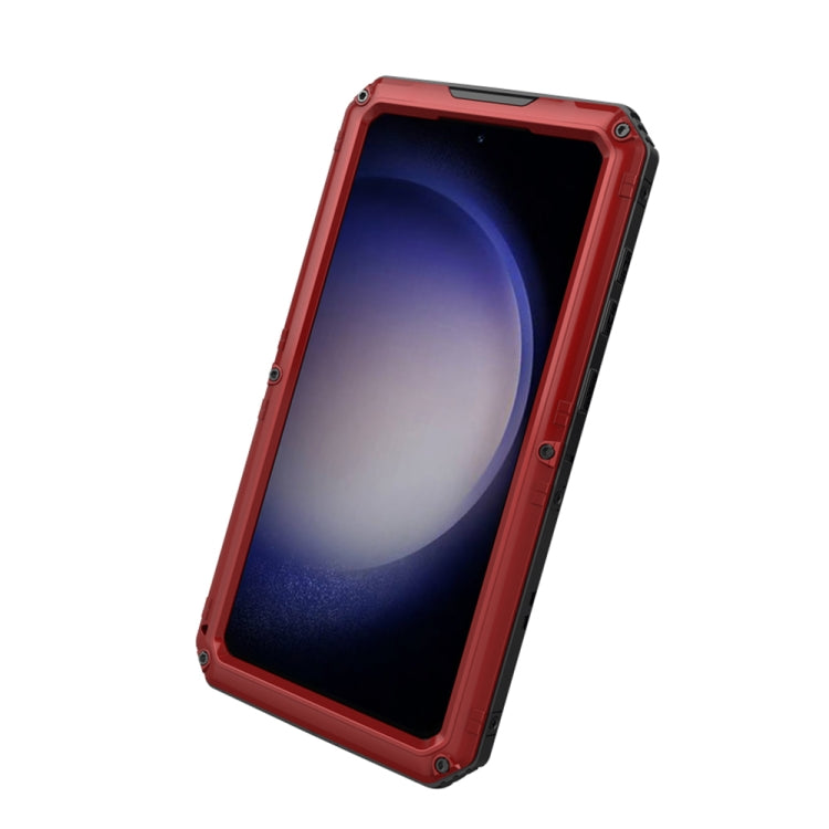 For Samsung Galaxy S23+ 5G RedPepper Wolf 360 Full Body Rugged IP68 Waterproof Phone Case(Red) - Galaxy S23+ 5G Cases by RedPepper | Online Shopping UK | buy2fix