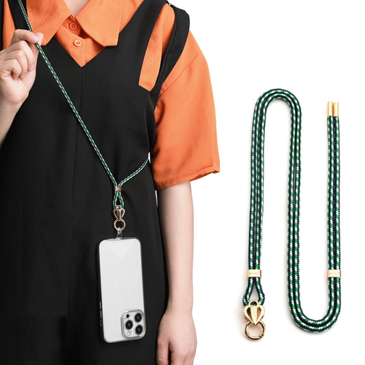 SULADA Multifunctional Universal Mobile Phone Love Lanyard(Green Black) - Others Accessories by SULADA | Online Shopping UK | buy2fix