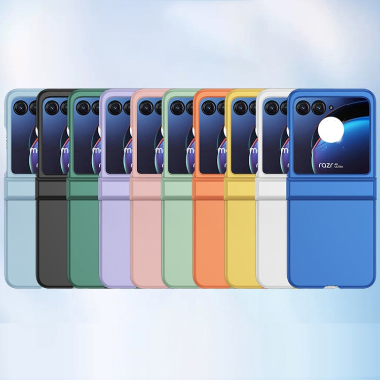For Motorola Razr 40 Ultra Skin Feel PC Phone Case with Hinge(Sky Blue) - Motorola Cases by buy2fix | Online Shopping UK | buy2fix