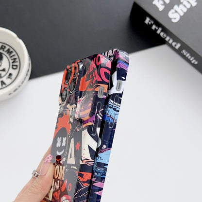 For iPhone 13 Pro Painted Pattern Precise Hole PC Phone Case(Working Uncle) - iPhone 13 Pro Cases by buy2fix | Online Shopping UK | buy2fix