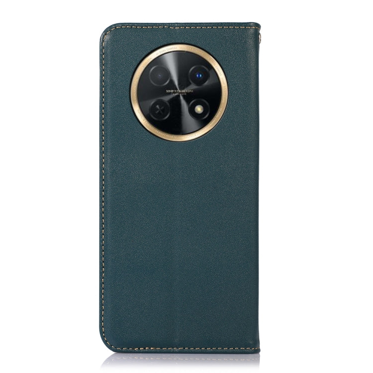 For Huawei Nova Y91 4G / Enjoy 60X KHAZNEH Nappa Top Layer Cowhide Leather Phone Case(Green) - Huawei Cases by buy2fix | Online Shopping UK | buy2fix