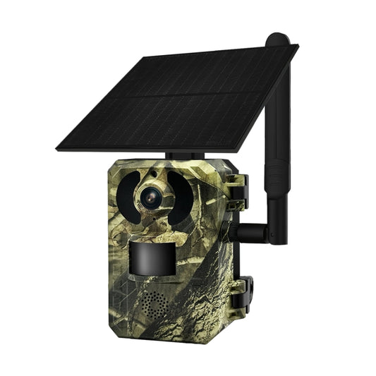ESCAM QF380 4MP Network Solar PIR Alert Smart Wildlife Hunting Camera, 4G:EU Version(Camouflage) - Hunting Cameras by ESCAM | Online Shopping UK | buy2fix