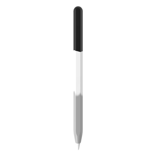 For Apple Pencil 1 LOVE MEI Rainbow Liquid Silicone Protective Pen Case(Black) - Pencil Accessories by LOVE MEI | Online Shopping UK | buy2fix