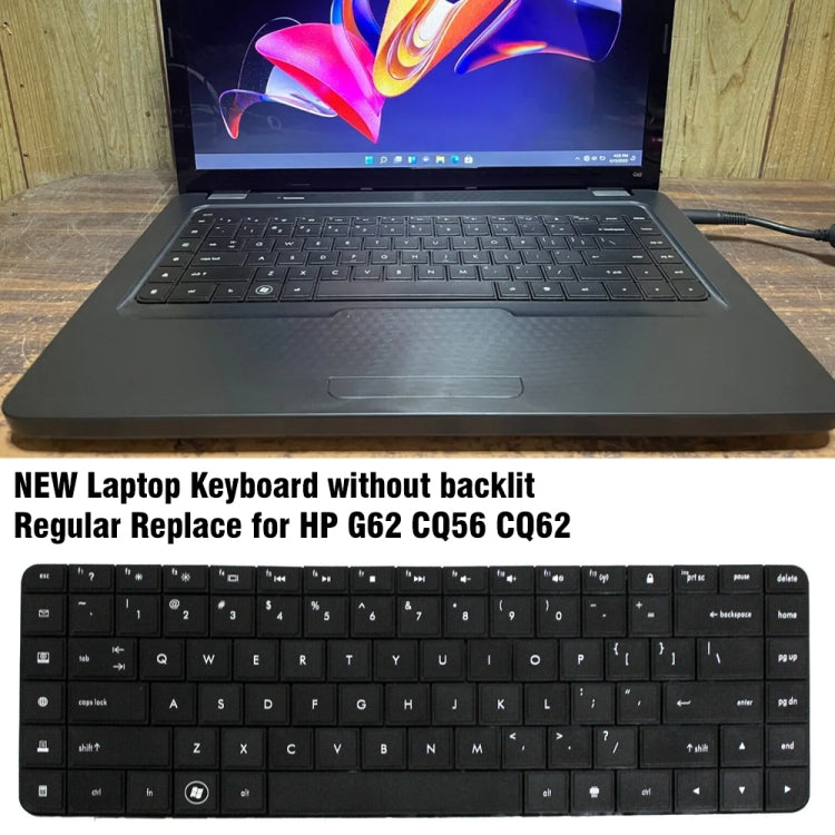 For HP G62 / CQ56 / CQ62 Ordinary Version without Backlight Keyboard - Replacement Keyboards by buy2fix | Online Shopping UK | buy2fix