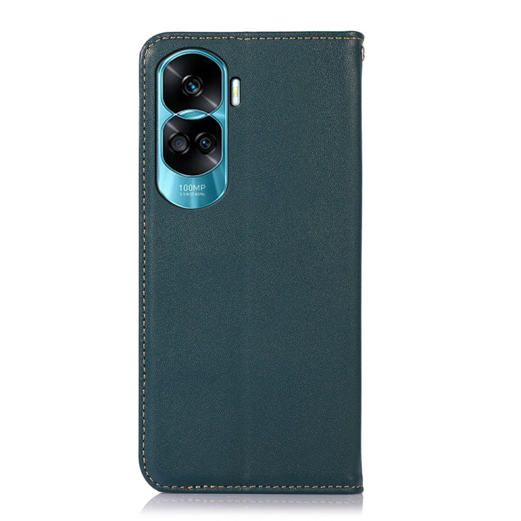 For Honor 90 Lite 5G / X50i KHAZNEH Nappa Top Layer Cowhide Leather Phone Case(Green) - Honor Cases by buy2fix | Online Shopping UK | buy2fix