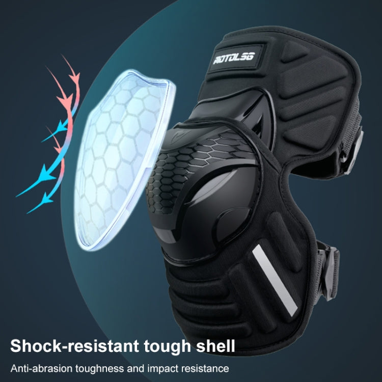 Motolsg MT03 Motorcycle Bicycle Riding Protective Gear 2 in 1 Knee Pads - Protective Gear by MOTOLSG | Online Shopping UK | buy2fix