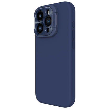 For iPhone 15 Pro NILLKIN Lens Wing Magsafe Magnetic Phone Case(Dark Blue) - iPhone 15 Pro Cases by NILLKIN | Online Shopping UK | buy2fix