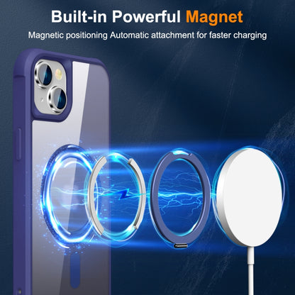 For iPhone 14 Plus MagSafe Magnetic Rotating Holder Phone Case(Klein Blue) - iPhone 14 Plus Cases by buy2fix | Online Shopping UK | buy2fix