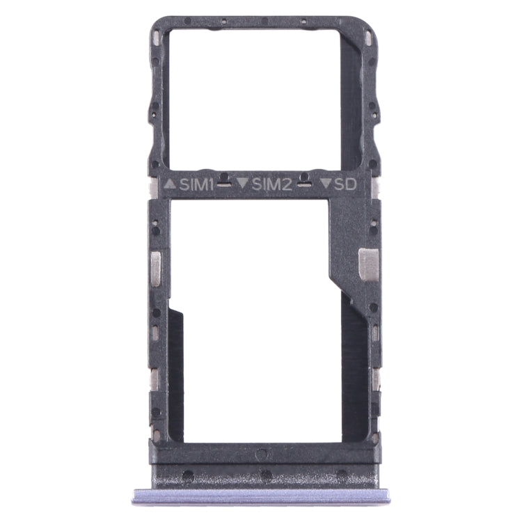 For TCL 40 R Original SIM + Micro SD Card Tray(Purple) - For TCL by buy2fix | Online Shopping UK | buy2fix