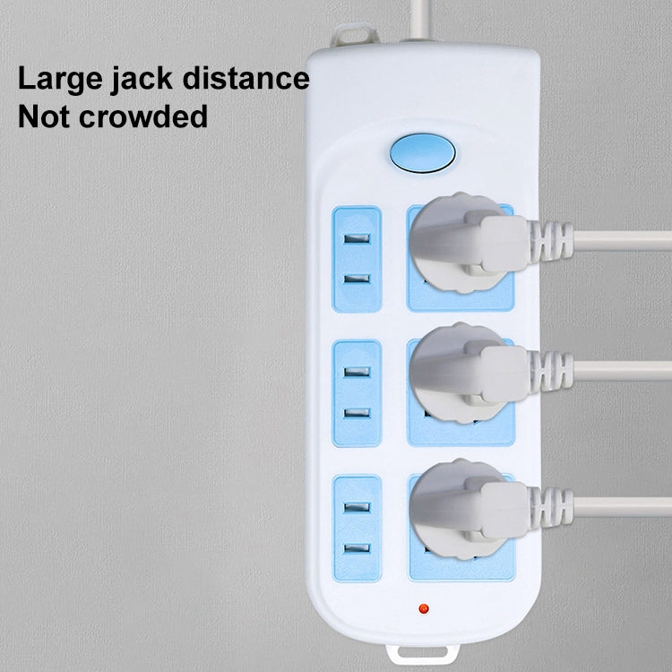 Anti-electric Shock Desk Power Strip Socket 3-position 1.8m, CN Plug - Extension Socket by buy2fix | Online Shopping UK | buy2fix