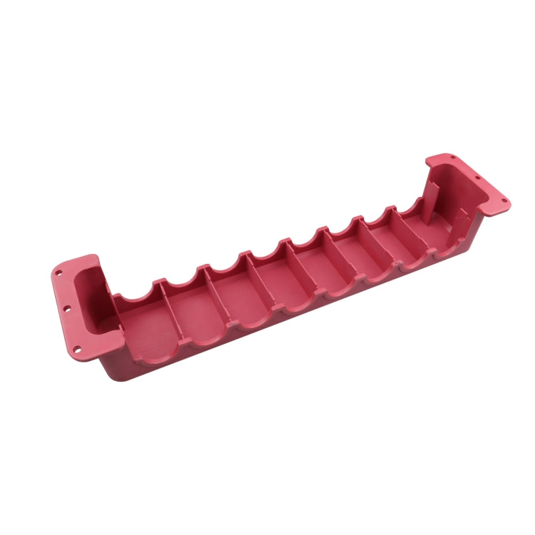 RV 600A High Current busbar 8-way Straight M10 Wiring Studs(Red) - Fuse by buy2fix | Online Shopping UK | buy2fix