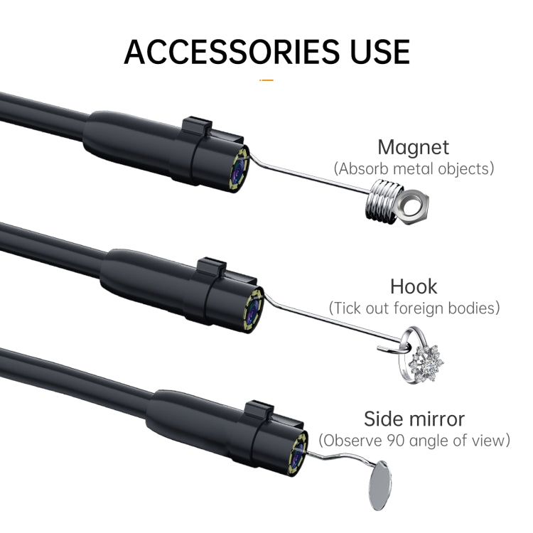 P200 8mm Front Lenses Integrated Industrial Pipeline Endoscope with 4.3 inch Screen, Spec:15m Tube -  by buy2fix | Online Shopping UK | buy2fix