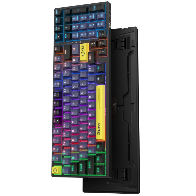ONIKUMA G38 98 Keys RGB Lighting Wired Mechanical Keyboard, Type:Blue Switch(Black) - Wired Keyboard by ONIKUMA | Online Shopping UK | buy2fix