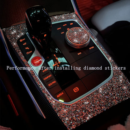 For Ford Mustang 2015-2020 Car Toolbox Diamond Decoration Sticker, Left Drive - Car Interior Mouldings by buy2fix | Online Shopping UK | buy2fix