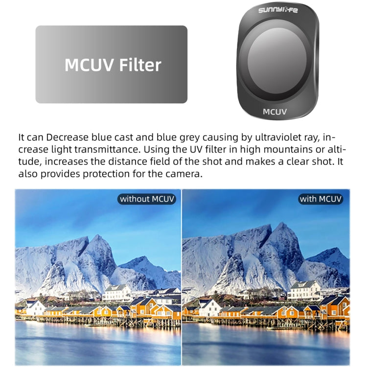 For DJI OSMO Pocket 3 Sunnylife Camera Lens Magnetic Metal Filter, Filter:ND16PL - Lens Accessories by Sunnylife | Online Shopping UK | buy2fix