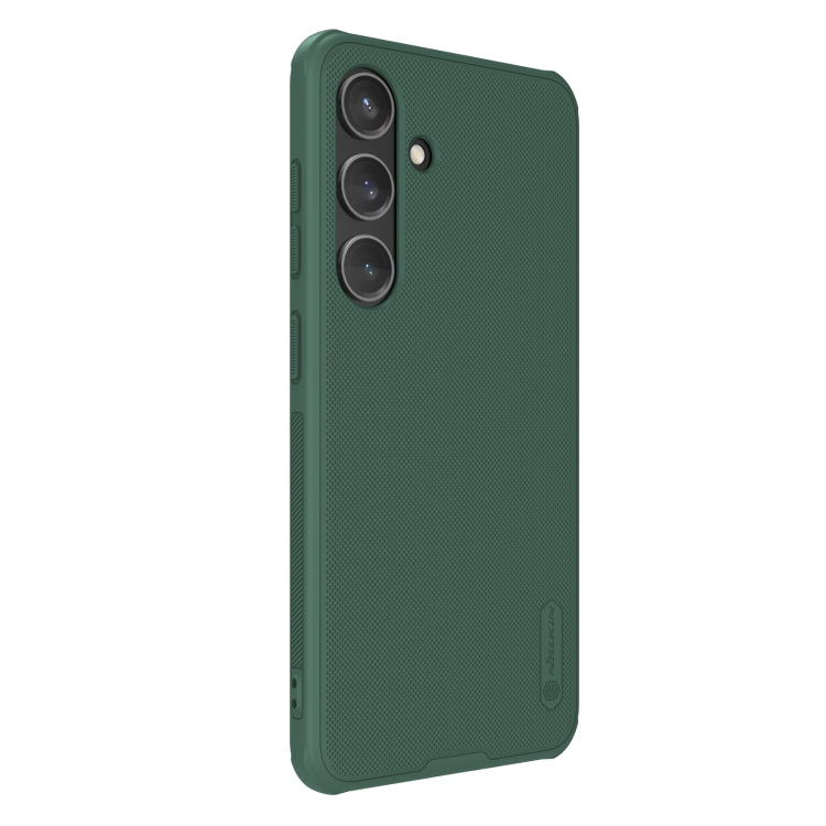 For Samsung Galaxy S24+ 5G NILLKIN Frosted Shield Pro Magnetic Magsafe Phone Case(Green) - Galaxy S24+ 5G Cases by NILLKIN | Online Shopping UK | buy2fix