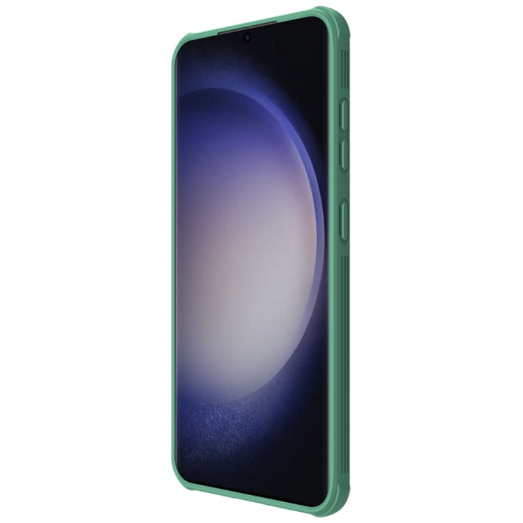 For Samsung Galaxy S24+ 5G NILLKIN Black Mirror Pro Series Camshield PC Phone Case(Green) - Galaxy S24+ 5G Cases by NILLKIN | Online Shopping UK | buy2fix