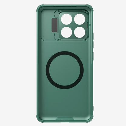 For Xiaomi Redmi K70/K70 Pro NILLKIN Black Mirror Prop CD Texture Mirror Precise Hole MagSafe Magnetic Phone Case(Green) - K70 Pro Cases by NILLKIN | Online Shopping UK | buy2fix