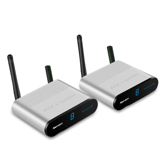 Measy AV230-2 2.4GHz Set-top Box Wireless Audio / Video Transmitter + 2 Receiver, Transmission Distance: 300m, AU Plug - Consumer Electronics by Measy | Online Shopping UK | buy2fix